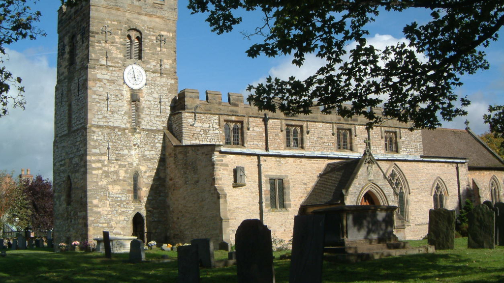 Church and churchyard in East Leake
