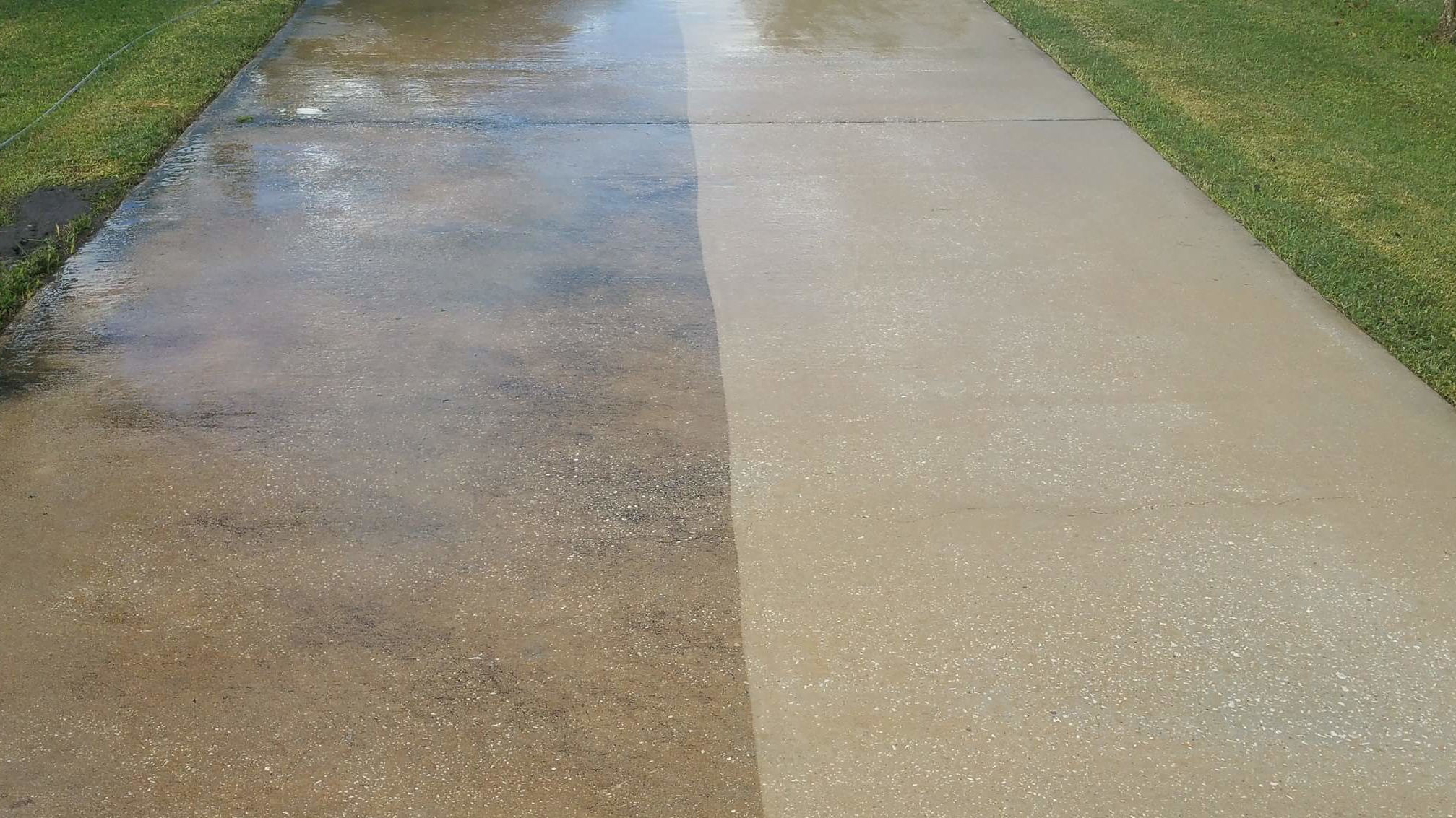 Professional driveway and block paving pressure washing